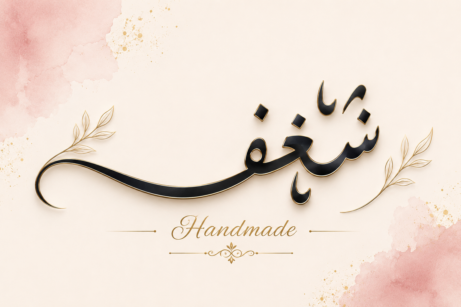 Logo Shaghaf Handmade — شغف Handmade